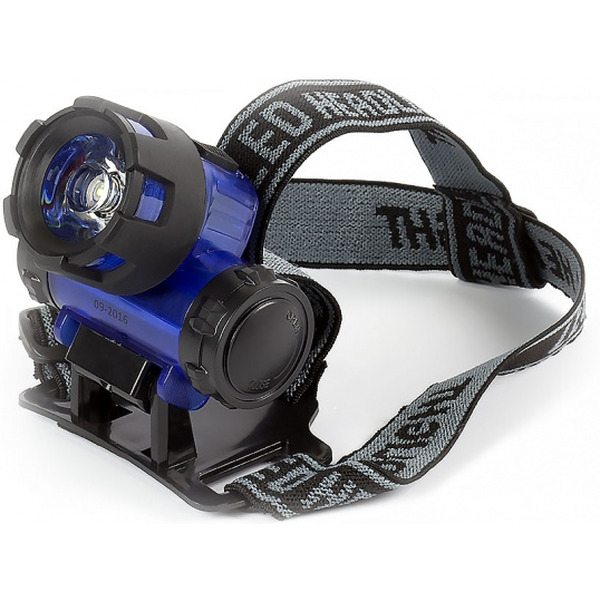 Светодиодный налобный фонарь 1 Вт Smartbuy, синий (SBF-HL018-B)/200