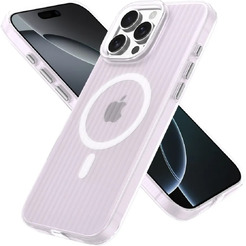 Задняя накладка CASE Translucent Strip Apple iPhone 16 Pro Max (белый)