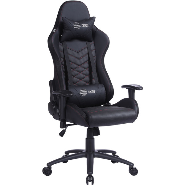 Кресло CACTUS CS-CHR-0099BLR (черный/красный)