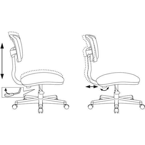 Кресло Бюрократ CH-299/ABSTRACT (мультиколор)
