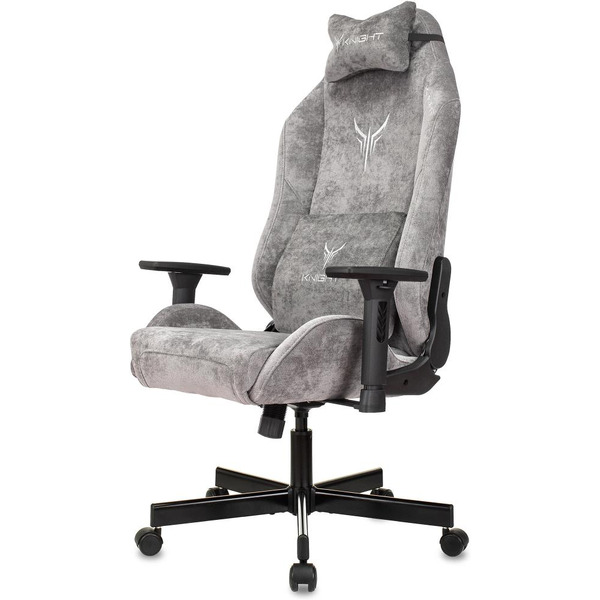 Кресло игровое Knight N1 Fabric Light-19 (1626370) серый