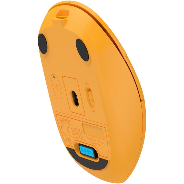 Мышь A4Tech Fstyler FG15C Air2 (желтый)