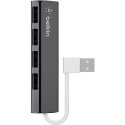 USB-хаб BELKIN F4U042BT USB 2.0, 4 порта, черный