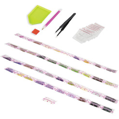 Картина стразами (алмазная мозаика) ОСТРОВ СОКРОВИЩ «Букет сирени» 662430