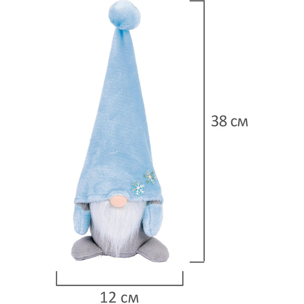 Украшение новогоднее интерьерное ЗОЛОТАЯ СКАЗКА Волшебный Гном 592525