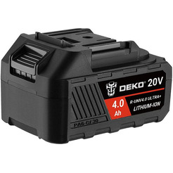 Аккумулятор Deko R-UNV4.0 ULTRA + 083-1017 (20В/4 Ач)