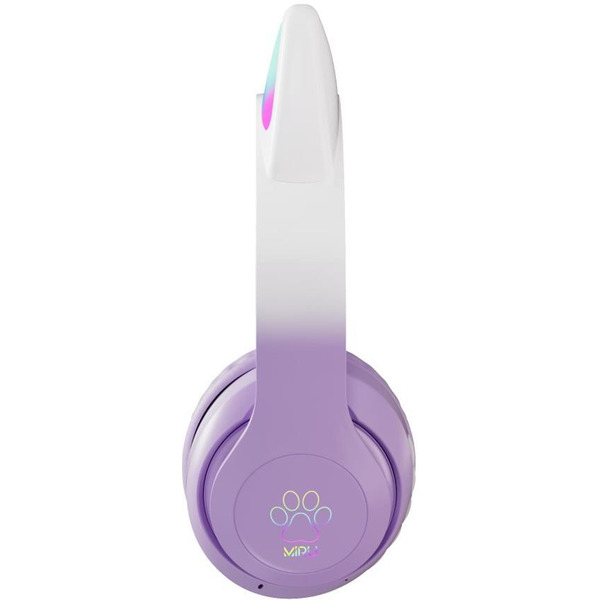 Наушники с ушками MIRU Cat EP-W10 (сиреневый)