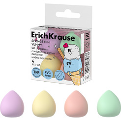 Набор ластиков Erich Krause Sponge Mini Yummy 63473 (4 шт)