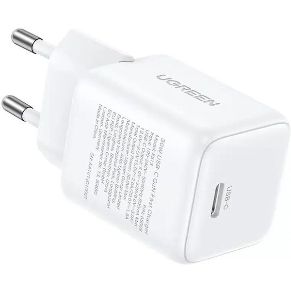 Сетевое зарядное Ugreen X513 65009 (белый)