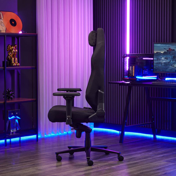 Игровое кресло EVOLUTION TITAN FABRIC Black