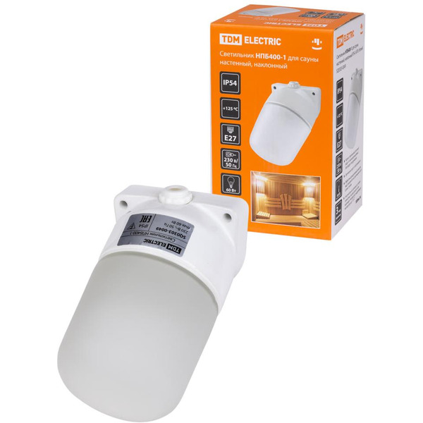 Светильник для сауны TDM НПБ400 (белый)