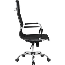 Кресло офисное SITUP MIX 36 (Newport) Chrome (экокожа Black)