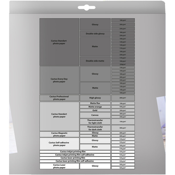 Фотобумага Cactus CS-MA6230500