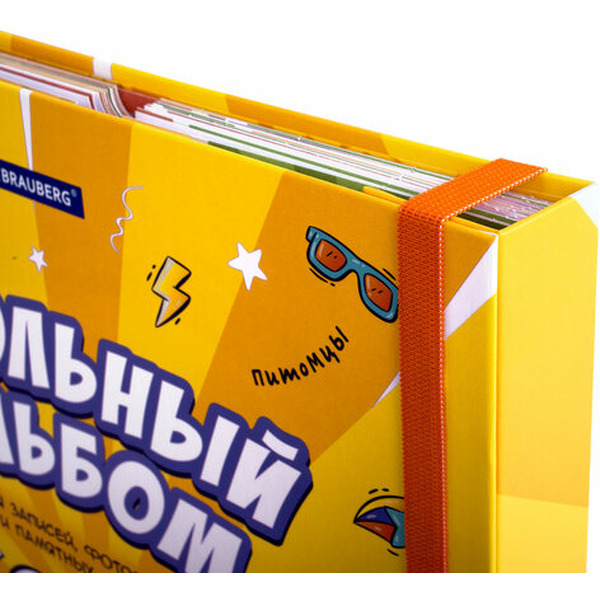 Папка-портфолио школьника BRAUBERG Школьный альбом 115242