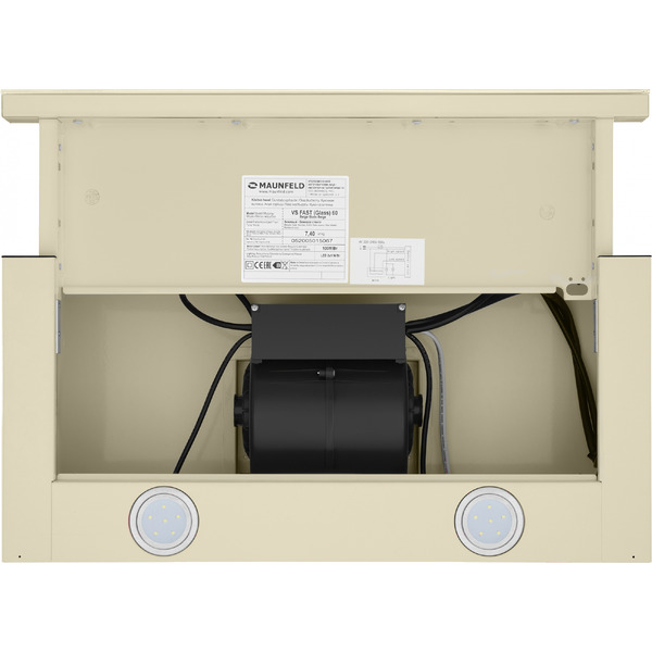 Кухонная вытяжка MAUNFELD VS Fast Glass 60 (бежевый)