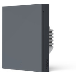 Умный выключатель Aqara Smart Wall Switch H1 WS-EUK01-G одноклавишный без нейтрали (графит)