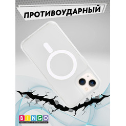 Бампер BINGO Model Magnetic для APPLE iPhone 16 белый
