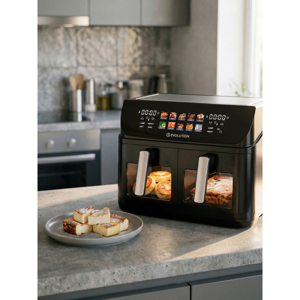 Аэрофритюрница Evolution AIRO DualGrill Pro 10L (AIRO 10400ТW Dual)