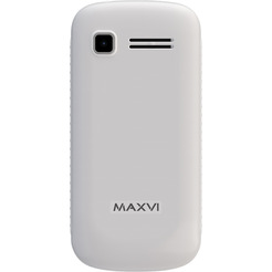 Мобильный телефон Maxvi B201 +ЗУ WC-112 (белый)