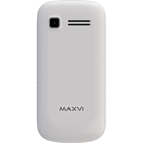 Мобильный телефон Maxvi B201 +ЗУ WC-112 (белый)