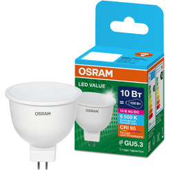 Лампа светодиодная OSRAM Value MR16 10W 6500K GU5.3 FR 12V