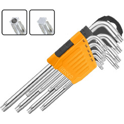Набор шестигранников TORX Extra Long INGCO HHK13092