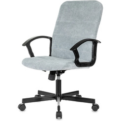 Офисное кресло Бюрократ Triest (серо-голубой Fabric Light-28)