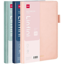 Блокнот Deli LINFINI N158 (144л, голубой)