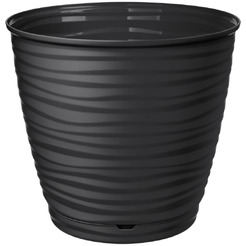 Горшок для цветов IDILAND Saffron 221610330/02 (черный)