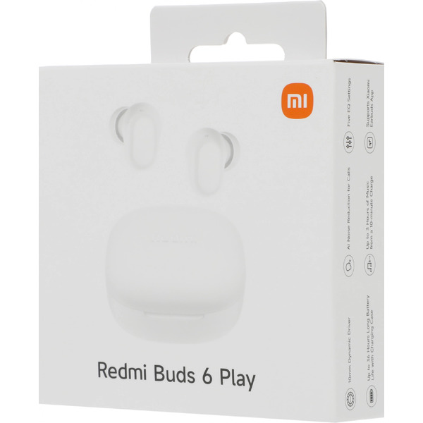 Беспроводные наушники Redmi Buds 6 Play White (M2420E1/BHR8773GL)