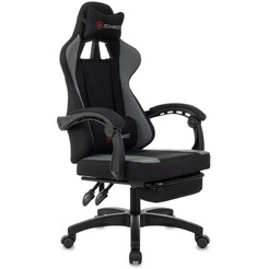 Кресло игровое ZOMBIE Weaver (черный/серый)