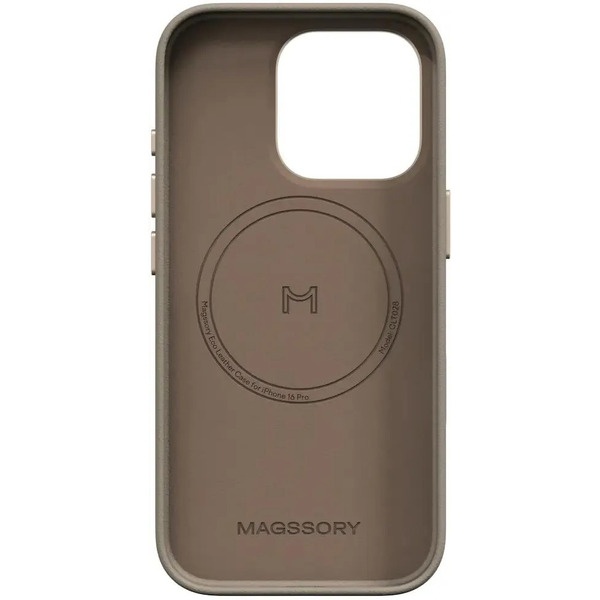 Чехол для смартфона Magssory Eco Leather Case Latte для iPhone 16 Pro CLT028l