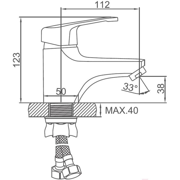 Смеситель Ledeme H32 L1032