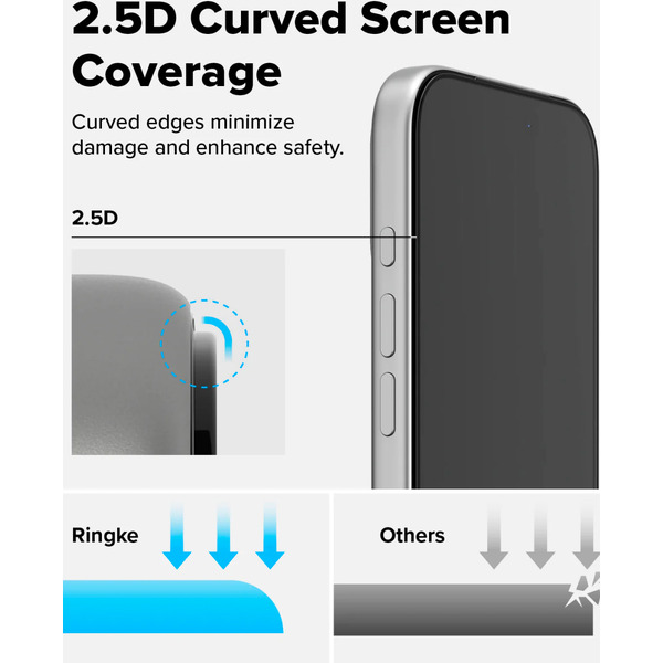 Защитное стекло Ringke EASY SLIDE 2шт для iPhone 17 Pro Max