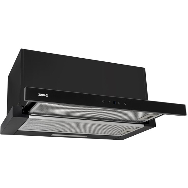 Вытяжка кухонная ZORG TURBO 1260 60 S черная