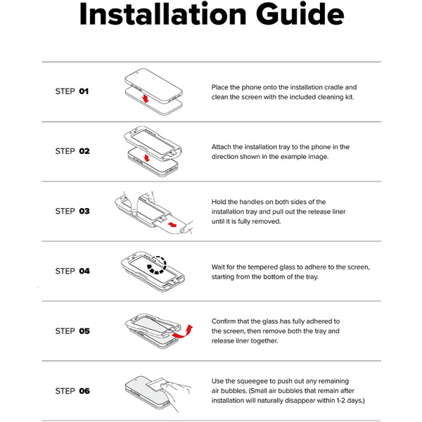 Защитное стекло Ringke EASY SLIDE 2шт для Galaxy S25 FE