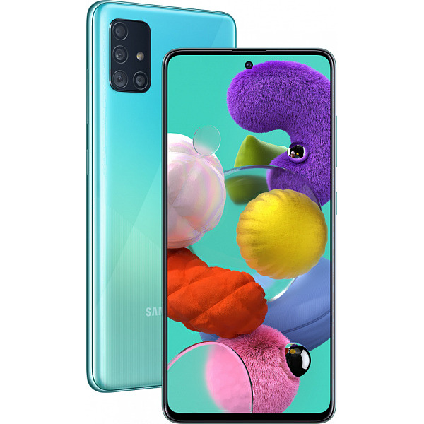 Смартфон SAMSUNG Galaxy A51 4GB/64GB (голубой)