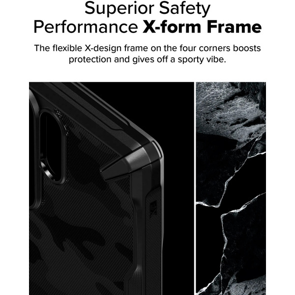 Чехол Ringke FUSION X для Galaxy S25 Ultra CAMO BLACK