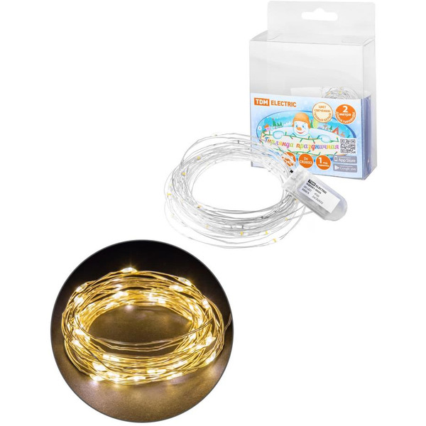 Гирлянда светодиодная TDM SQ0361-0054 "Роса20"