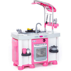 Детская кухня Полесье Carmen №7 с посудомоечной машиной и варочной панелью 47991
