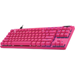 Клавиатура Logitech G Pro X TKL Rapid 920-013255 (розовый, с гравировкой)