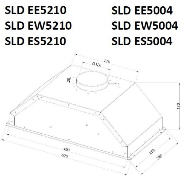 Кухонная вытяжка Schaub Lorenz SLD ES5210