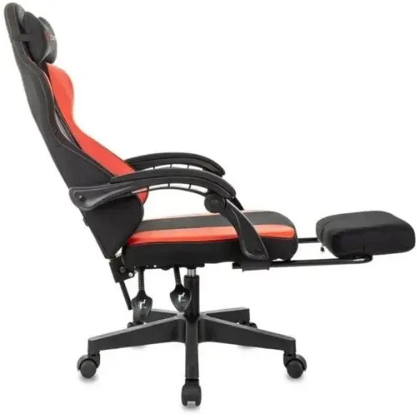 Кресло игровое ZOMBIE Weaver (черный/красный)