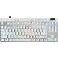 Клавиатура Logitech G Pro X TKL Rapid 920-013244 (белый, с гравировкой)