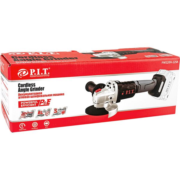 Шлифмашина P.I.T PWS20H-125A (без АКБ и ЗУ)