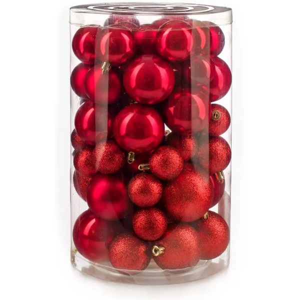 Набор новогодних шаров Ausini B8033RD