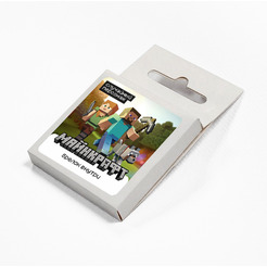 Брелок сувенирный "Дай 5 Добру" (Майнкрафт) в ассортименте