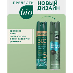 Лак для укладки волос Прелесть Био Сверхсильной фиксации с морскими минералами, 250 мл