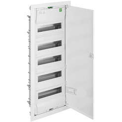 Щит встраиваемый Elektro-Plast MSF 5x12M (60M), N/PE 2x(2x25+20x16mm2+19x10mm2), мет. дверь, белый RAL9016, 853x358x97mm, IP30 (2005-00)