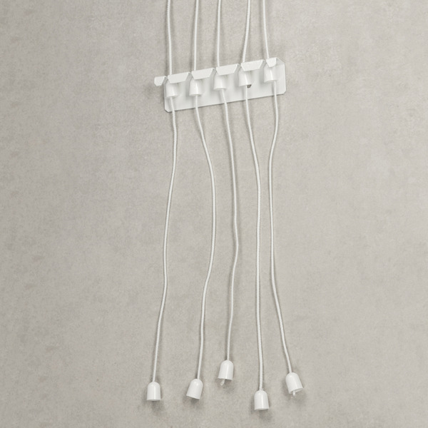 Сушилка для белья Sundays Home Потолочная 5 прутьев 110см (алюминий/белый)